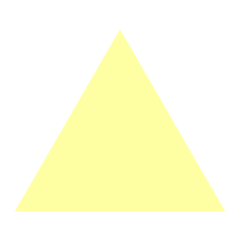 黄色の三角形